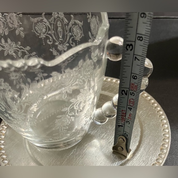 Vintage TIFFIN-FRANCISCAN June Night Etched Open Sugar Bowl - Picture 6 of 8